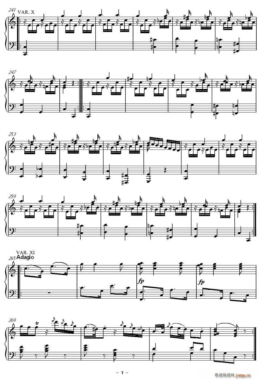 Ah,vous dirai-je,Maman(十字及以上)7