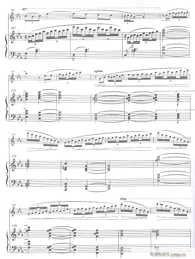 幻想曲 长笛独奏 7(笛箫谱)1