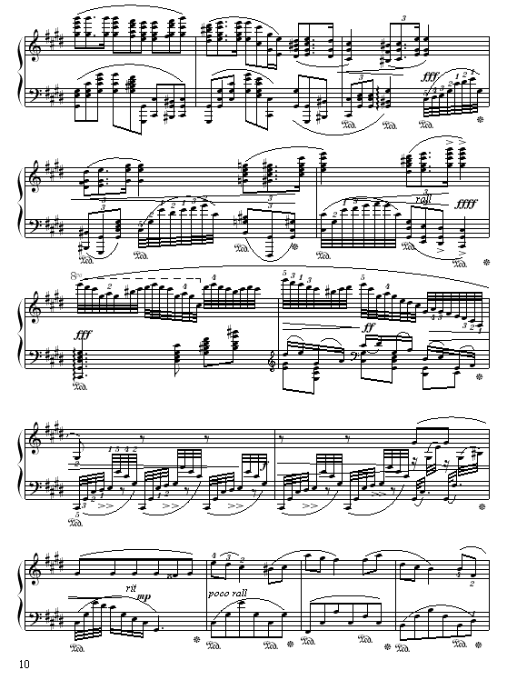 落叶的梦(钢琴谱)10