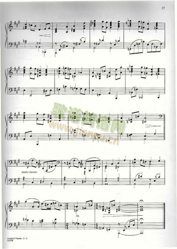 ANAKINSTHEME(吉他谱)3