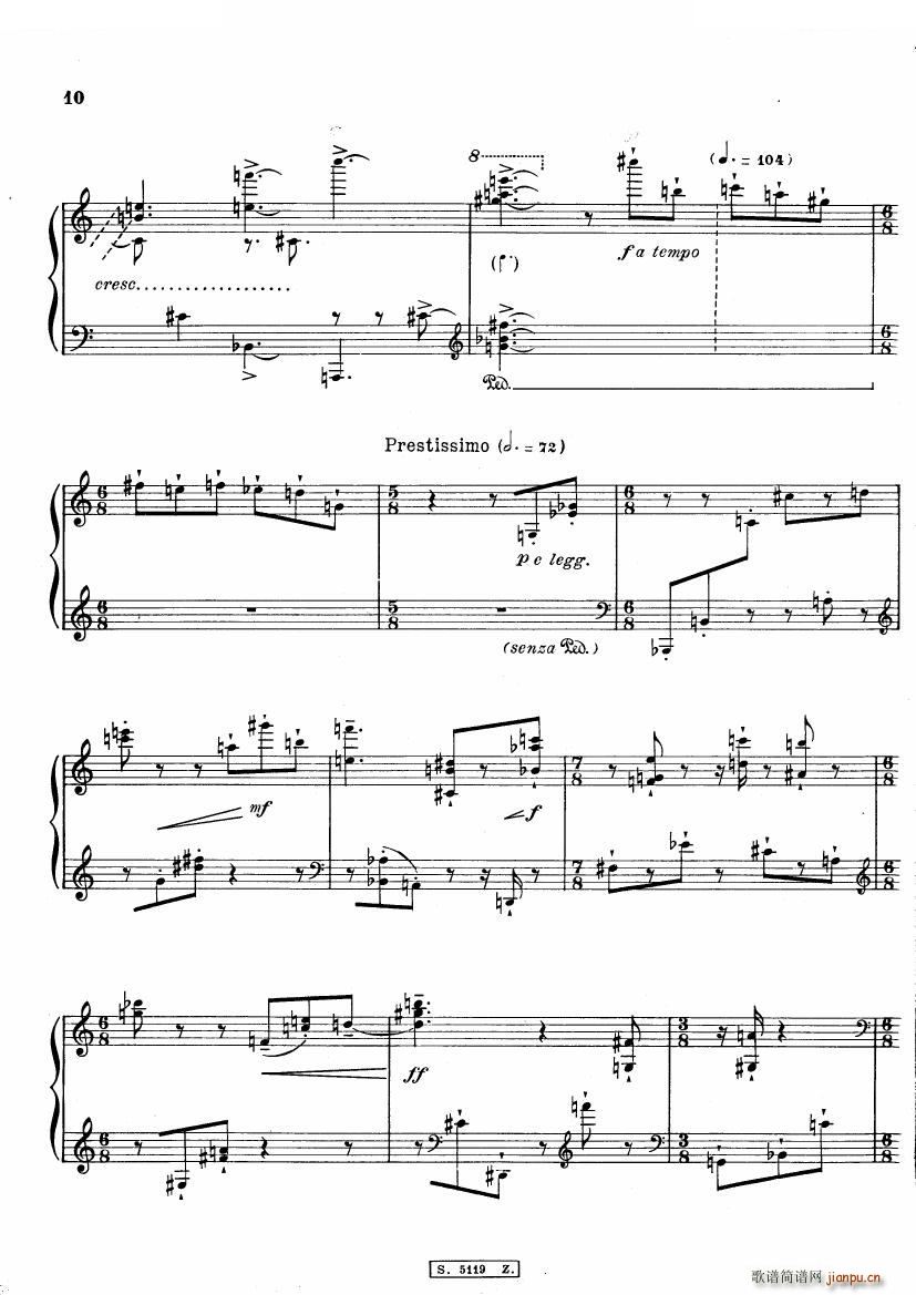 Berio Cinque Variazioni Cinque Variazioni(十字及以上)11