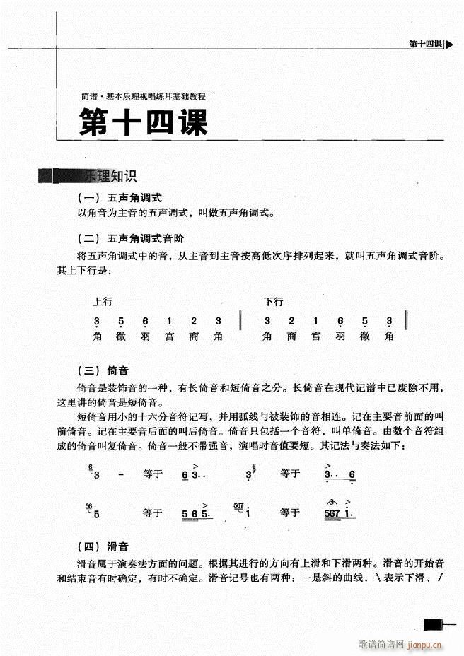 基本乐理视唱练耳基础教程 目录前言1 60(十字及以上)68