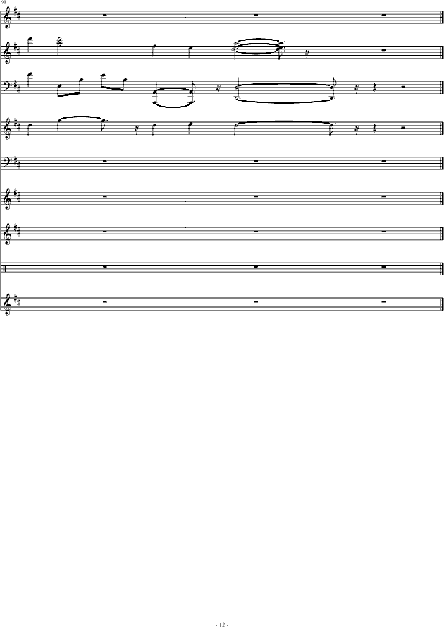 走(钢琴谱)12