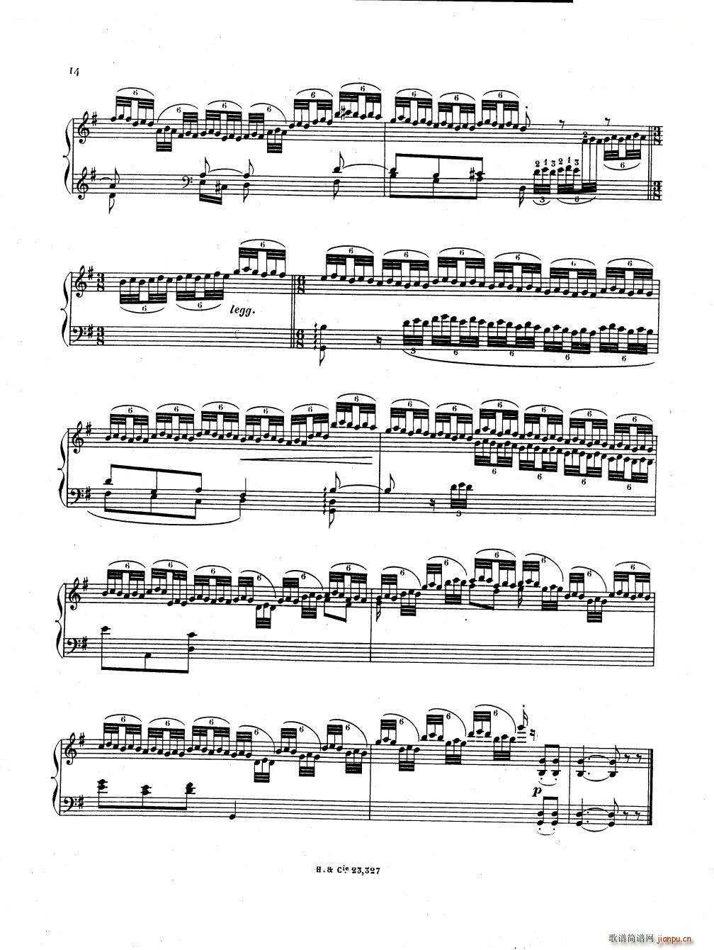 Hahn Reynaldo Piano sonatina Piano sonatina(十字及以上)14