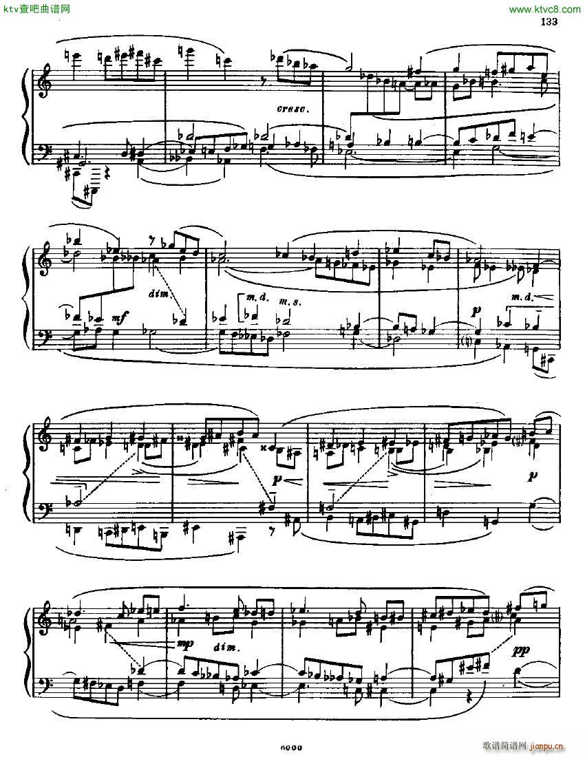 Anatoly Alexandrov Opus 22 Sonata no 5(钢琴谱)6