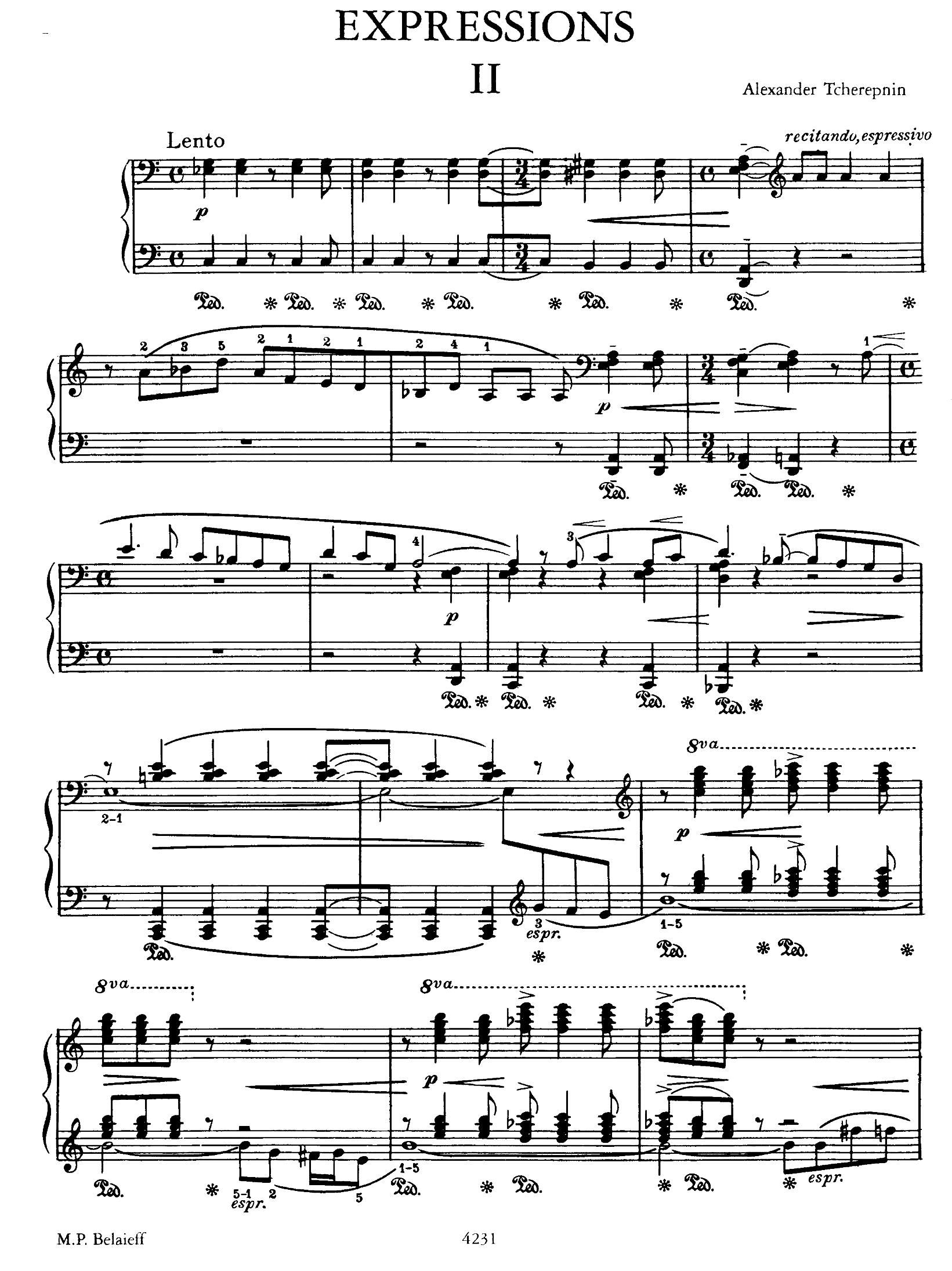 Expressions 表现力 2(钢琴谱)1