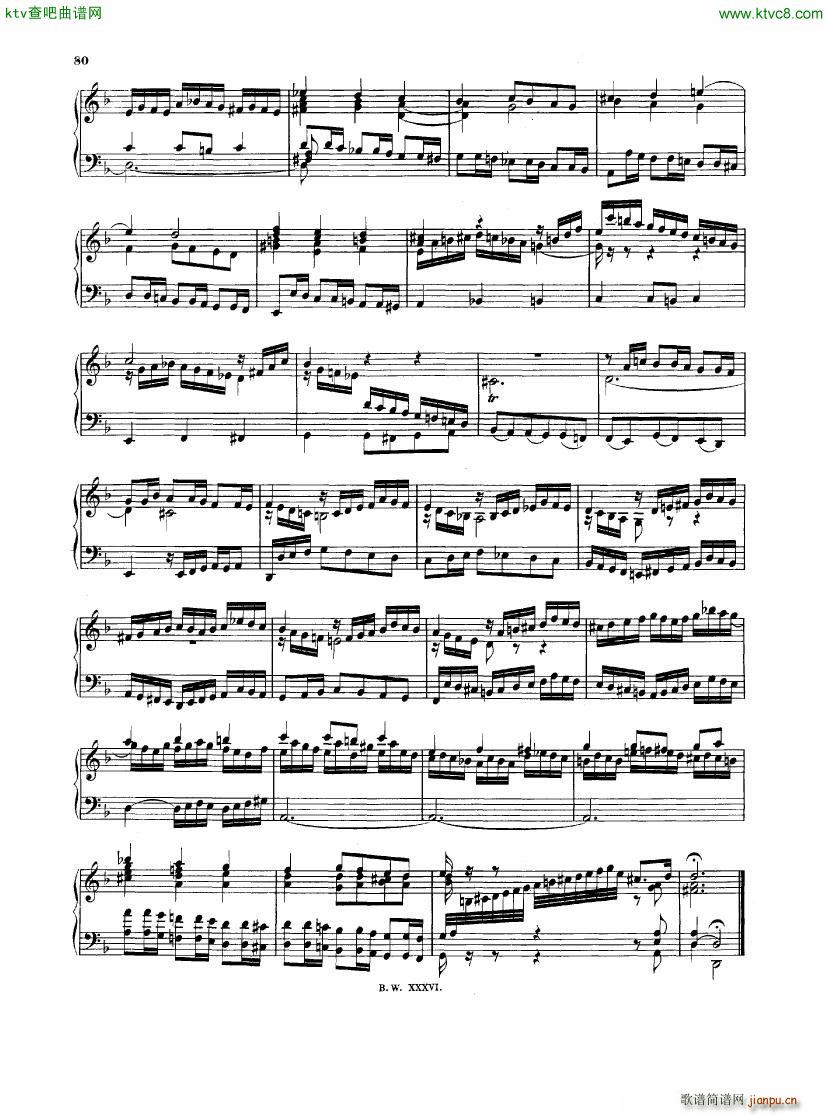 Bach JS BWV 903 Chromatische Fantasie Fuge(钢琴谱)10