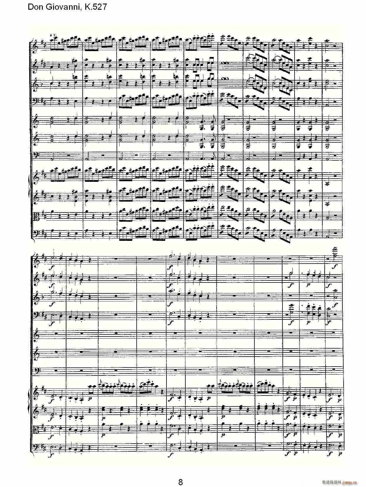 Don Giovanni, K.527(十字及以上)8