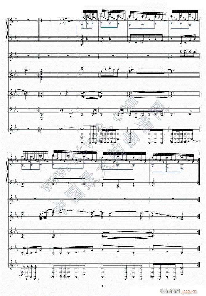 月之六重奏 改6(钢琴谱)1