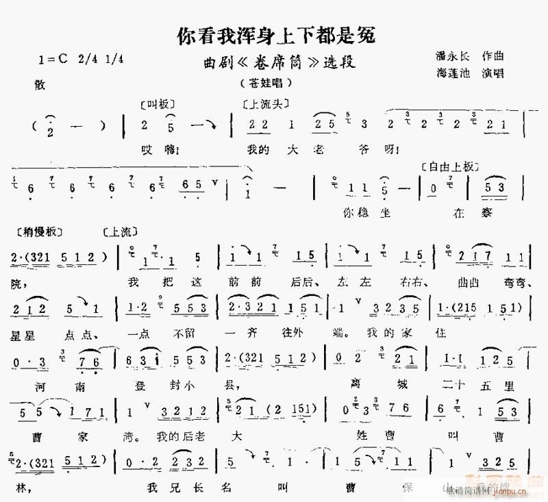 曲剧-你看我浑身上下都是怨5(十字及以上)1