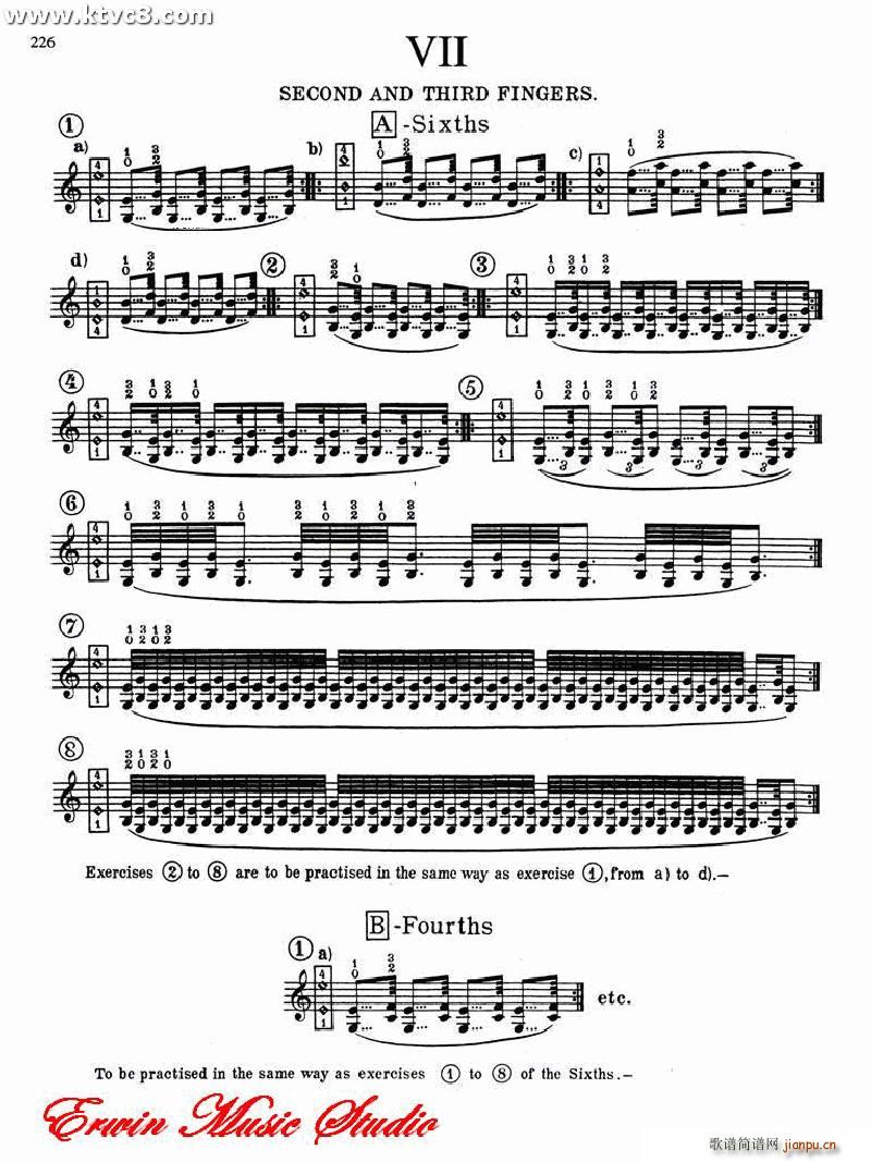 德米特里 康斯坦丁 多尼斯 基本颤音的练习 作品 18 练习(十字及以上)10