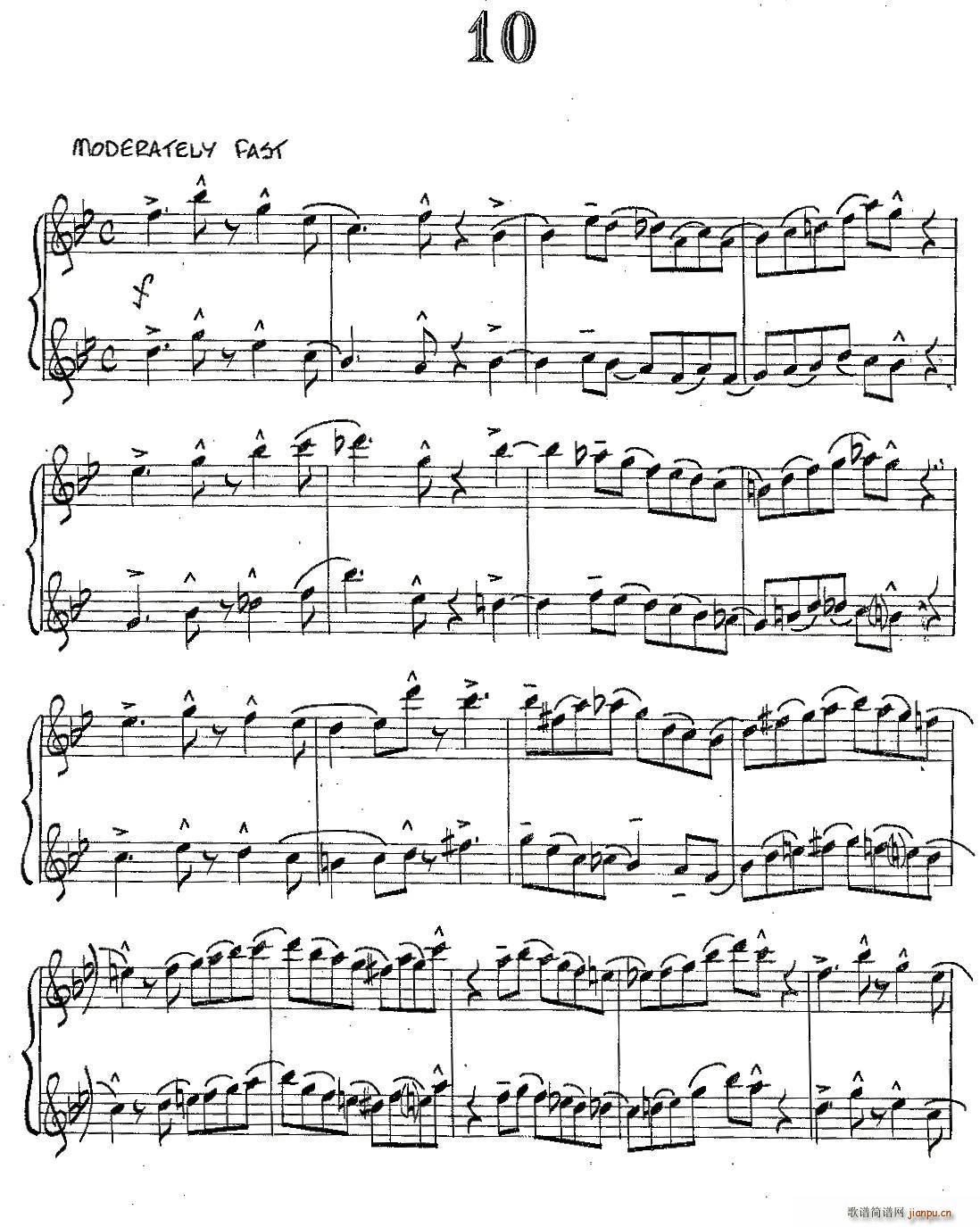 Jazz Conception For Saxophone Duets 10 二重奏(总谱)1