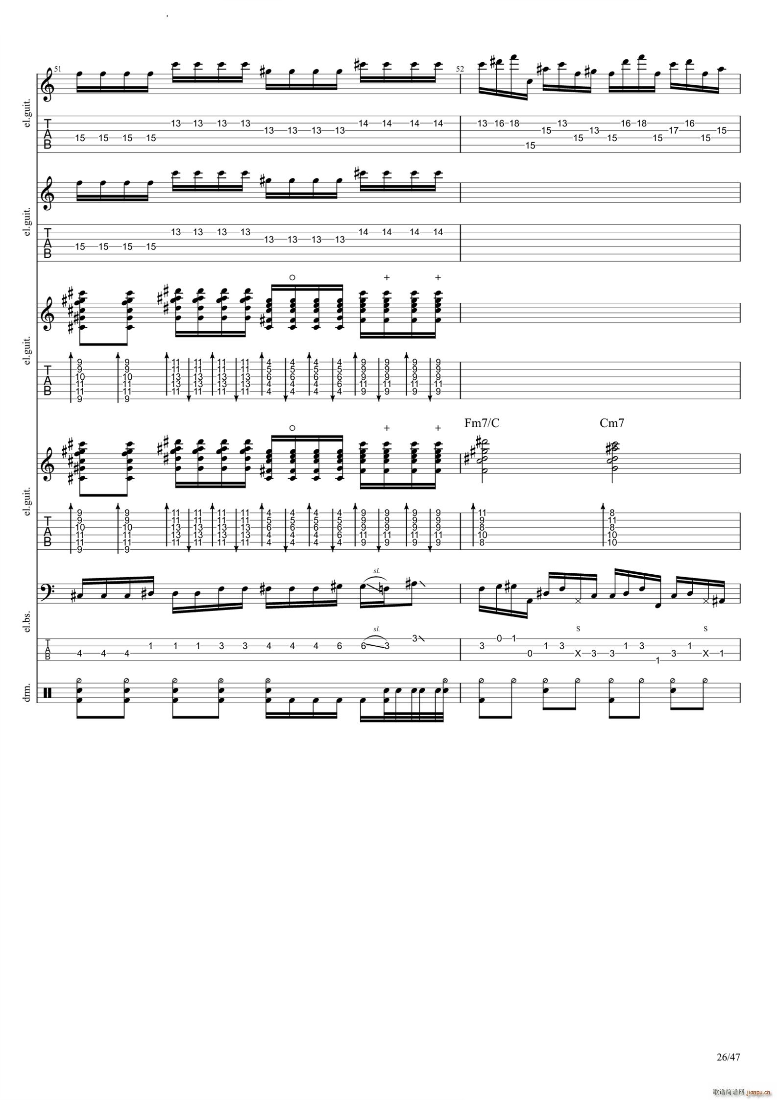 Empty(吉他谱)27
