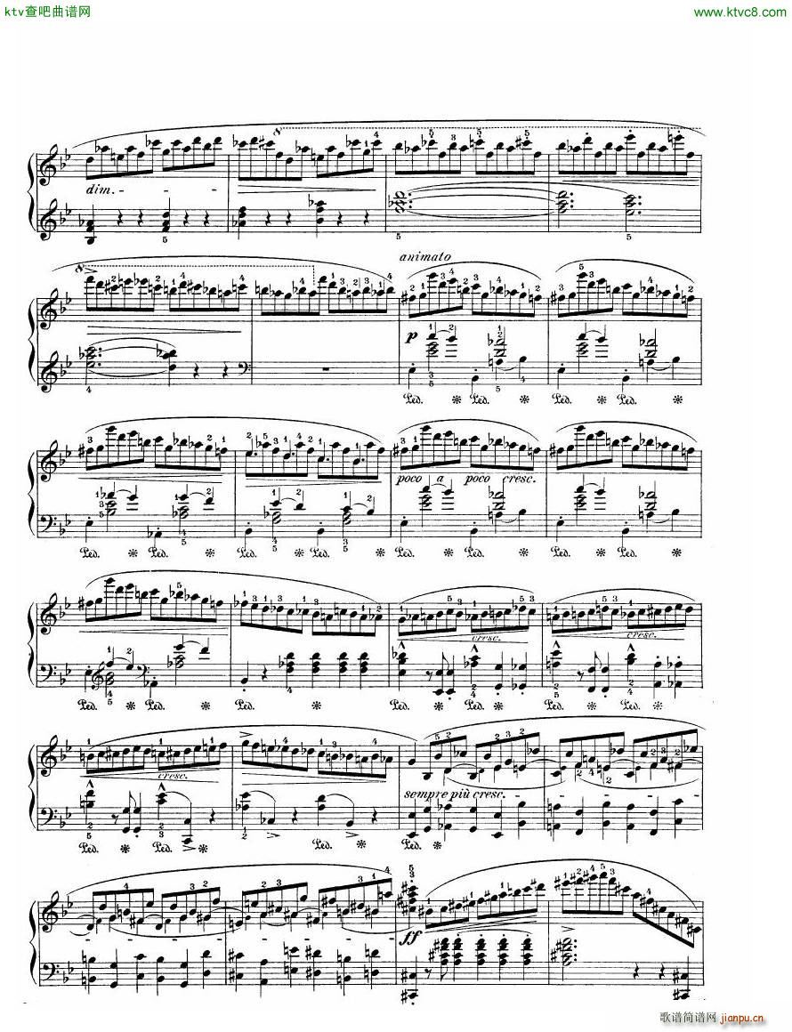 Chopin Ballade no 1 in G minor op 23(钢琴谱)6