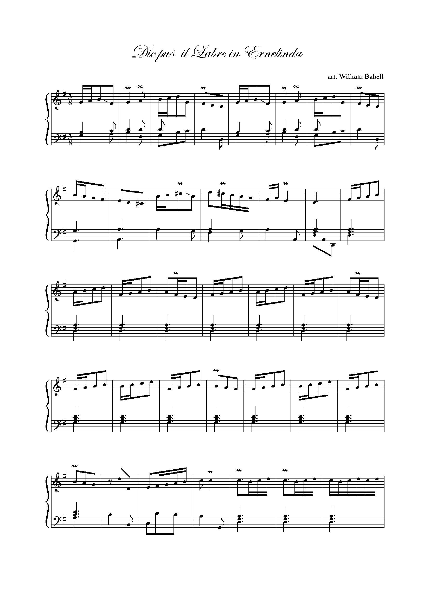 DeiPuo il Dabre Ernelinda(钢琴谱)1