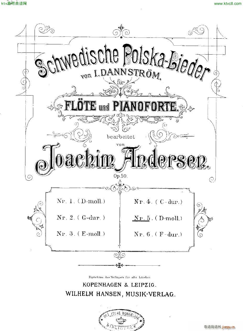 Andersen op 50 Schwedische Polska Lieder(钢琴谱)18