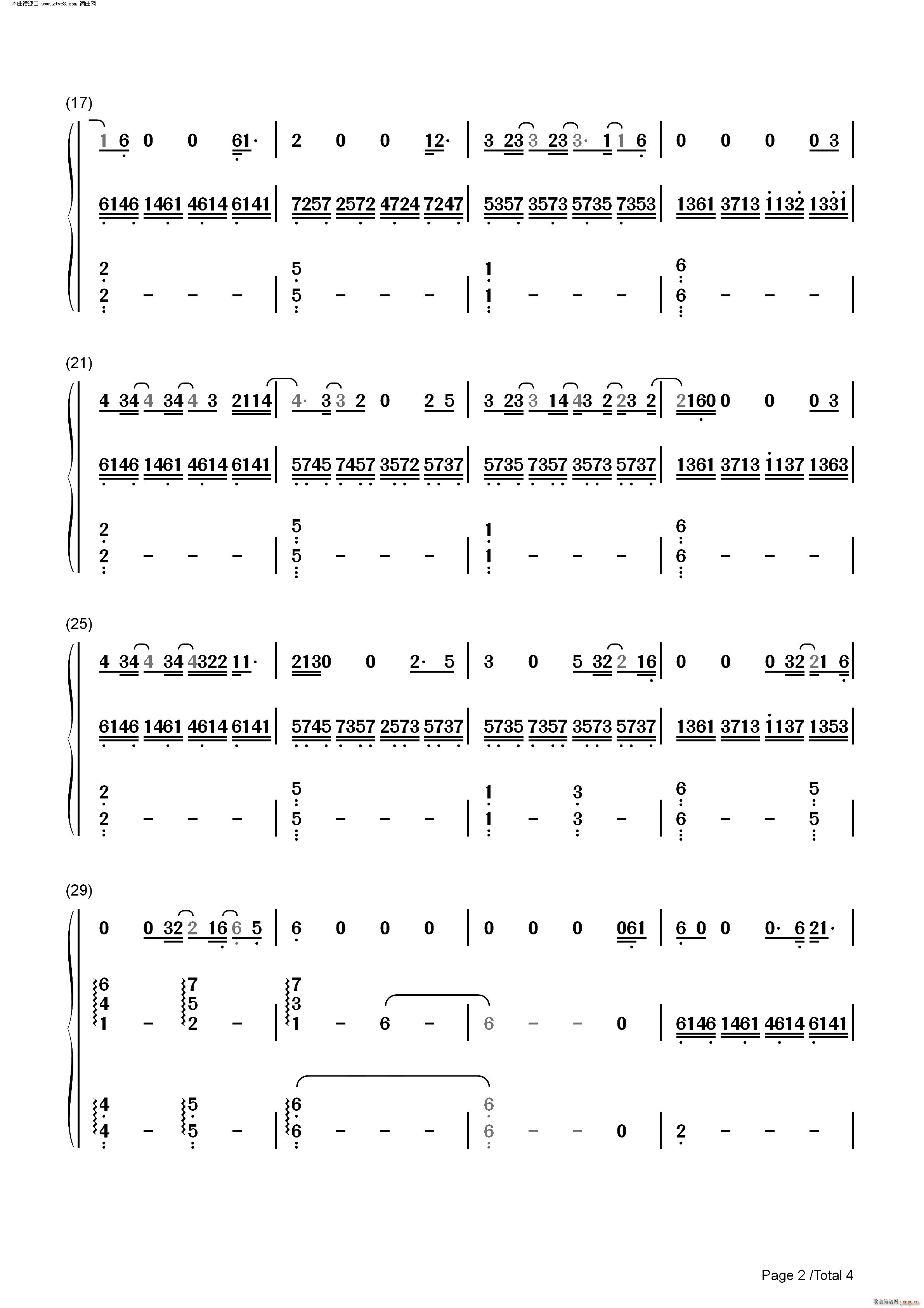 Break My Heart Again(钢琴谱)12