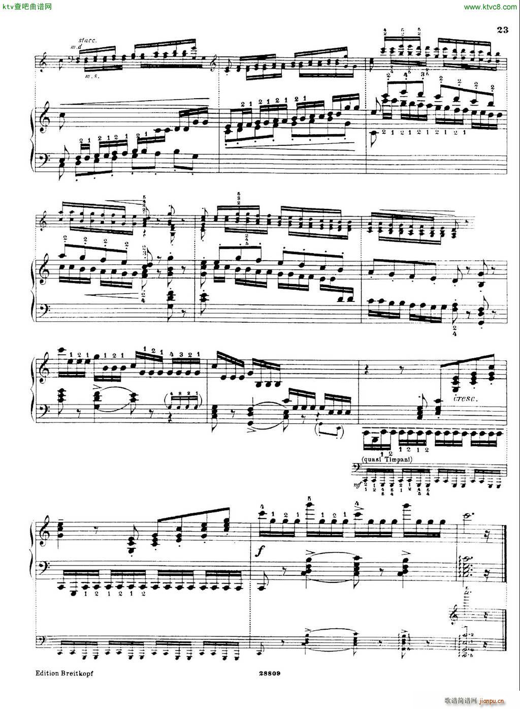 Busoni Etudes 5(钢琴谱)23