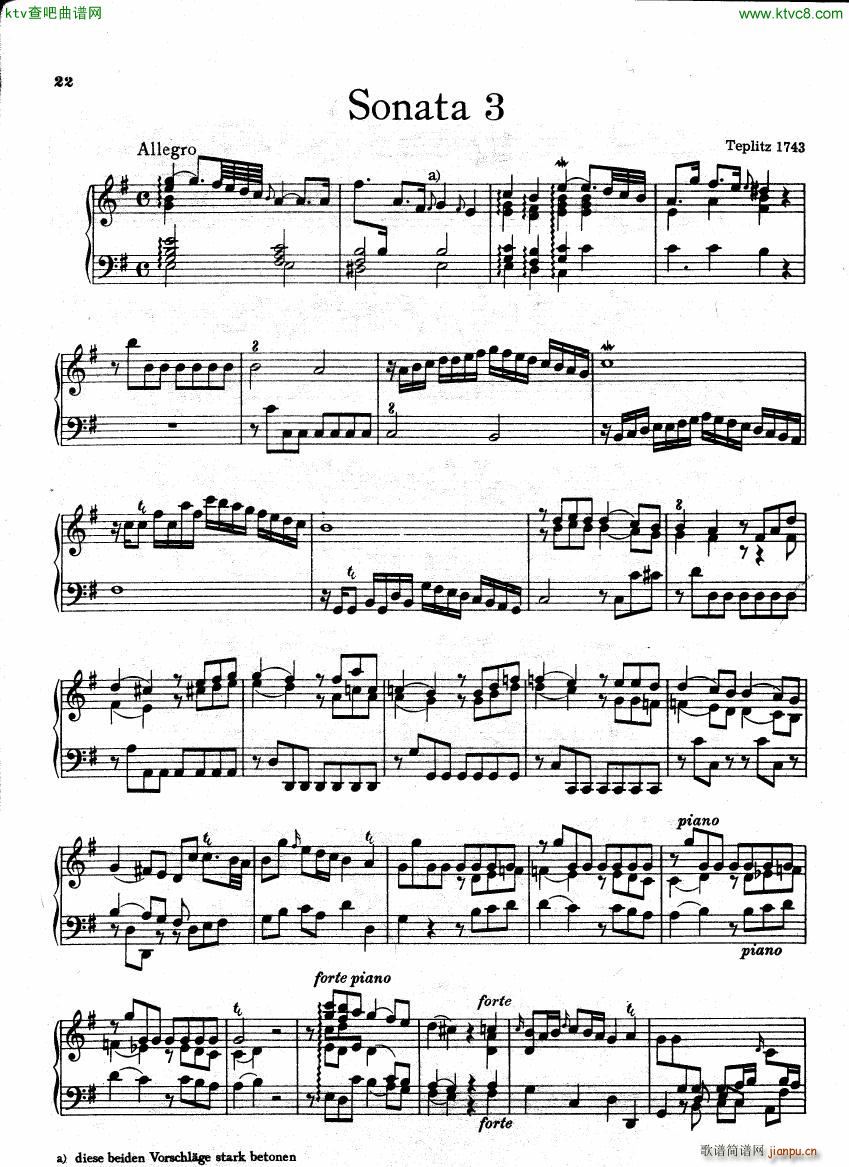 Bach CPE 6 Wurttemberg Sonatas(钢琴谱)19