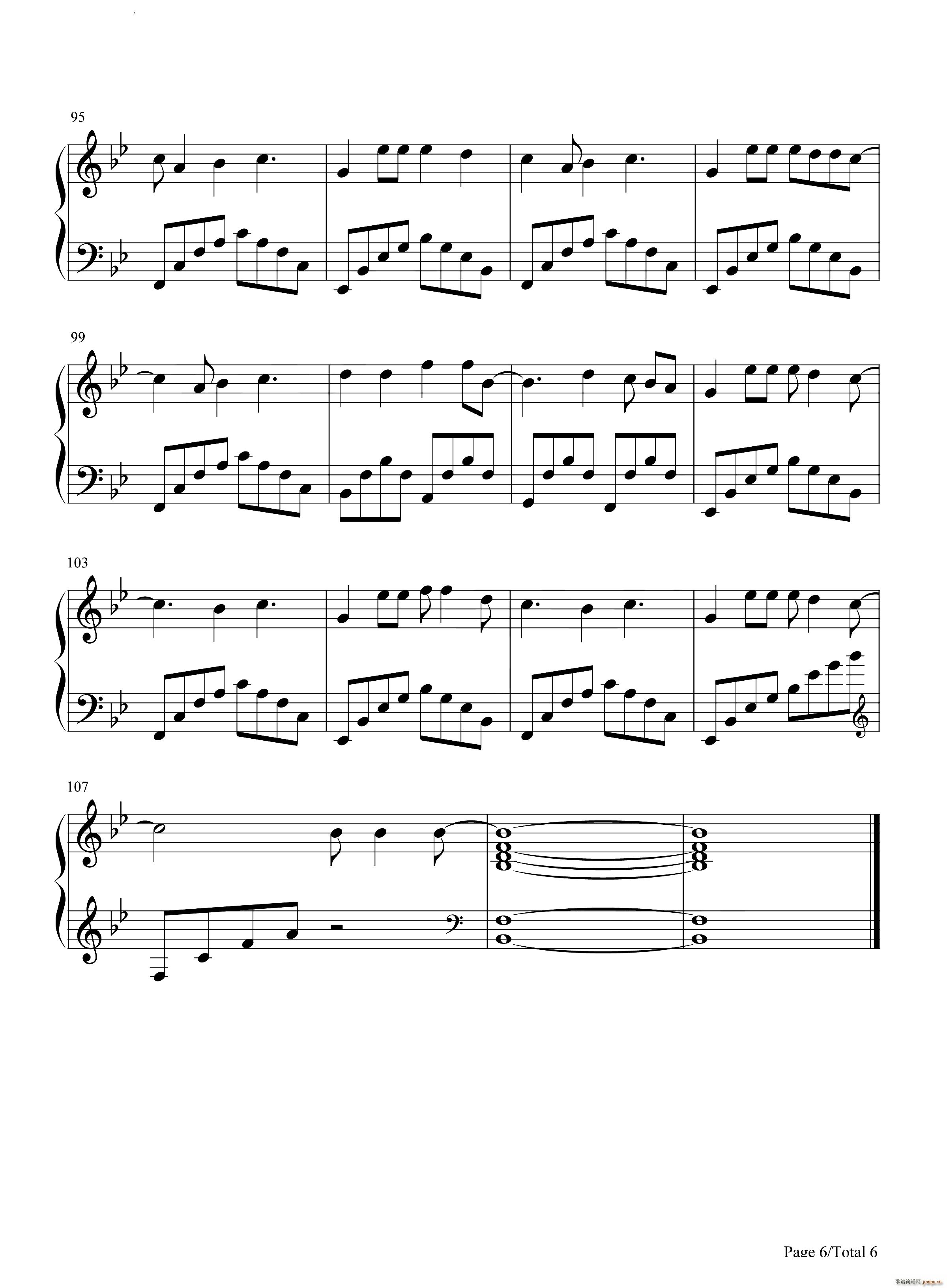 Night Changes夜色渐浓钢琴版(钢琴谱)7