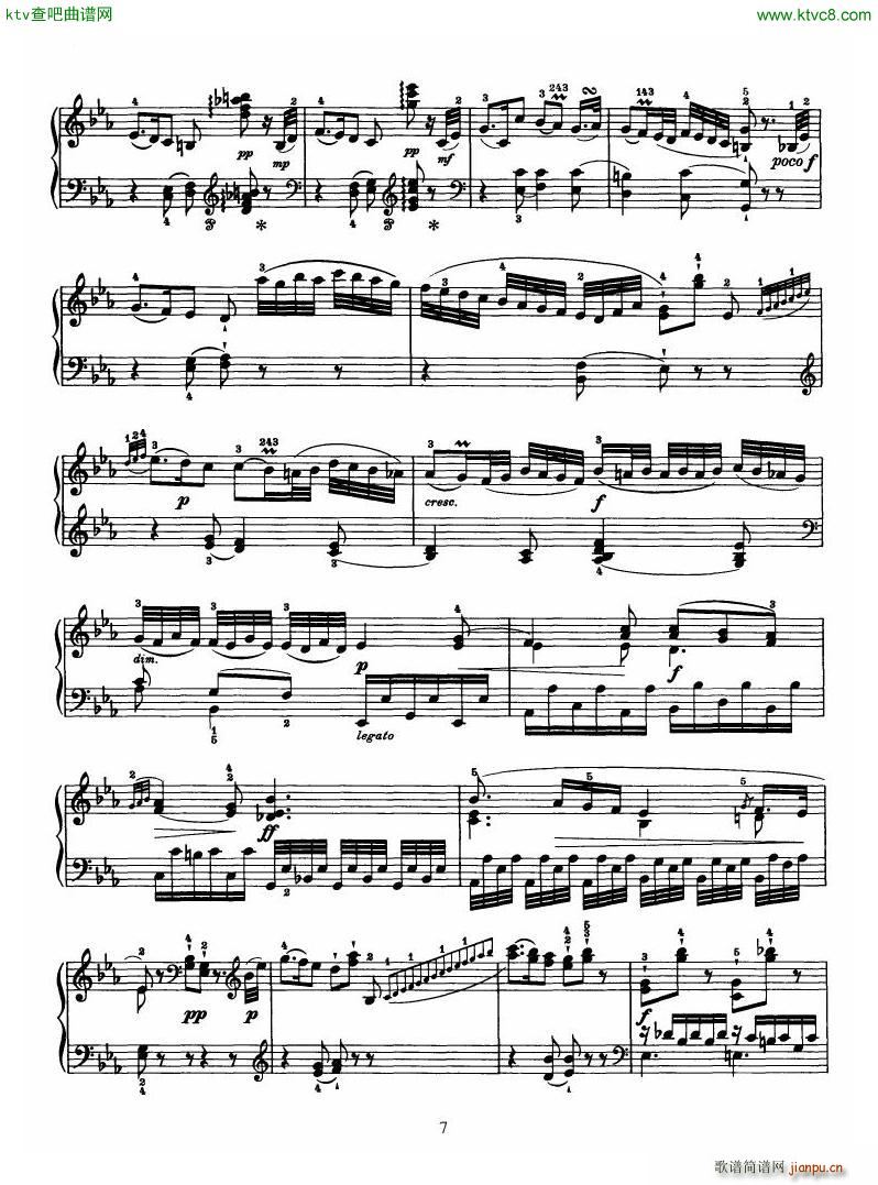 Haydn Piano Sonata No 38 In Eb(钢琴谱)7