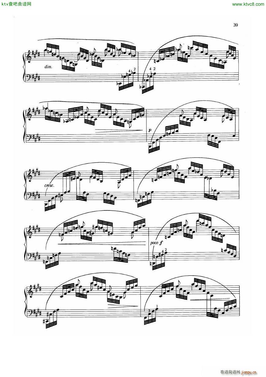 Dohnanyi Etude Op 28 5(钢琴谱)5