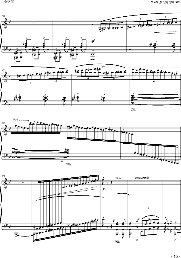 肖邦g小调叙事曲（musicfish_雨田版）(钢琴谱)15