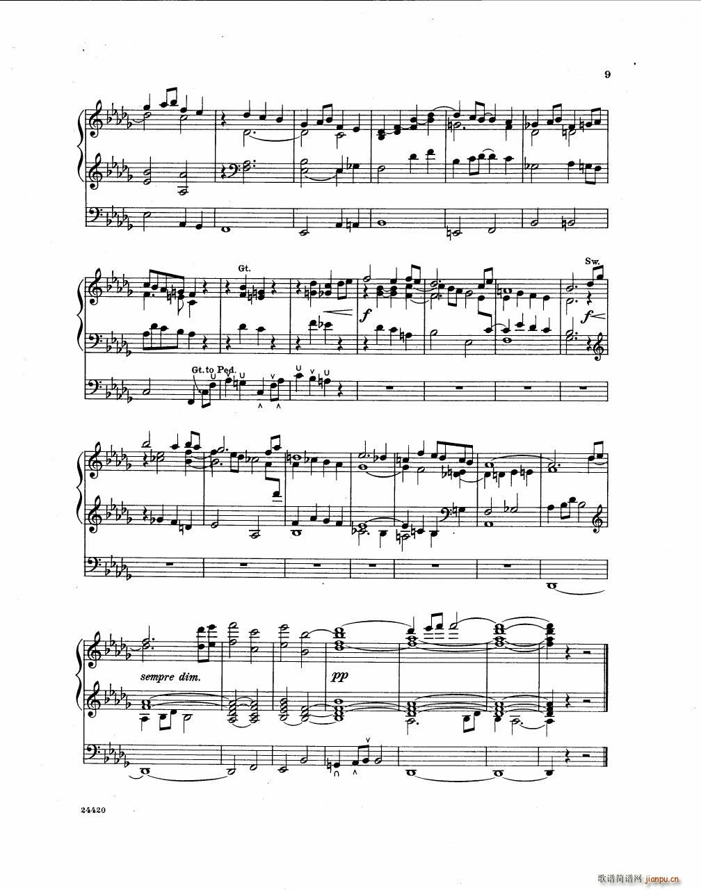 Becker Reme op 43 Sonate 3(钢琴谱)11