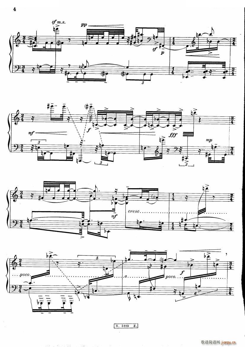 Berio Cinque Variazioni Cinque Variazioni(十字及以上)5
