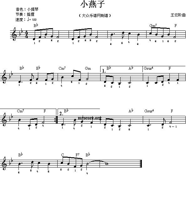 电子琴浅易练习七十三(十字及以上)1