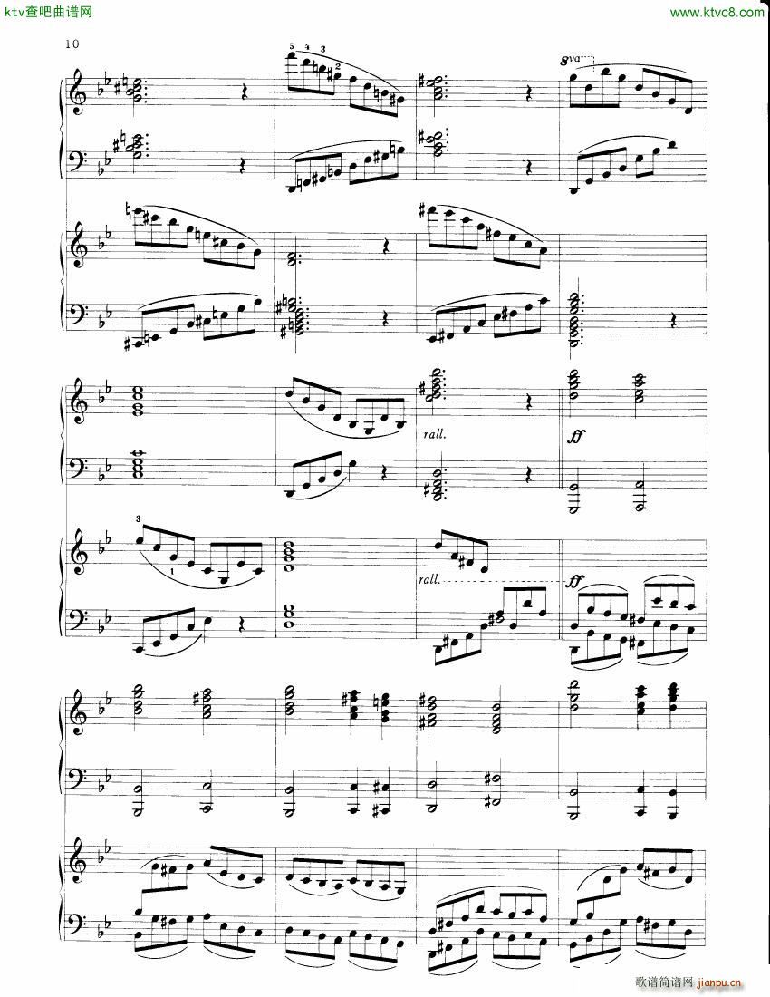 Berggrun Chorale and Fugue Theme by JS Bach(钢琴谱)10