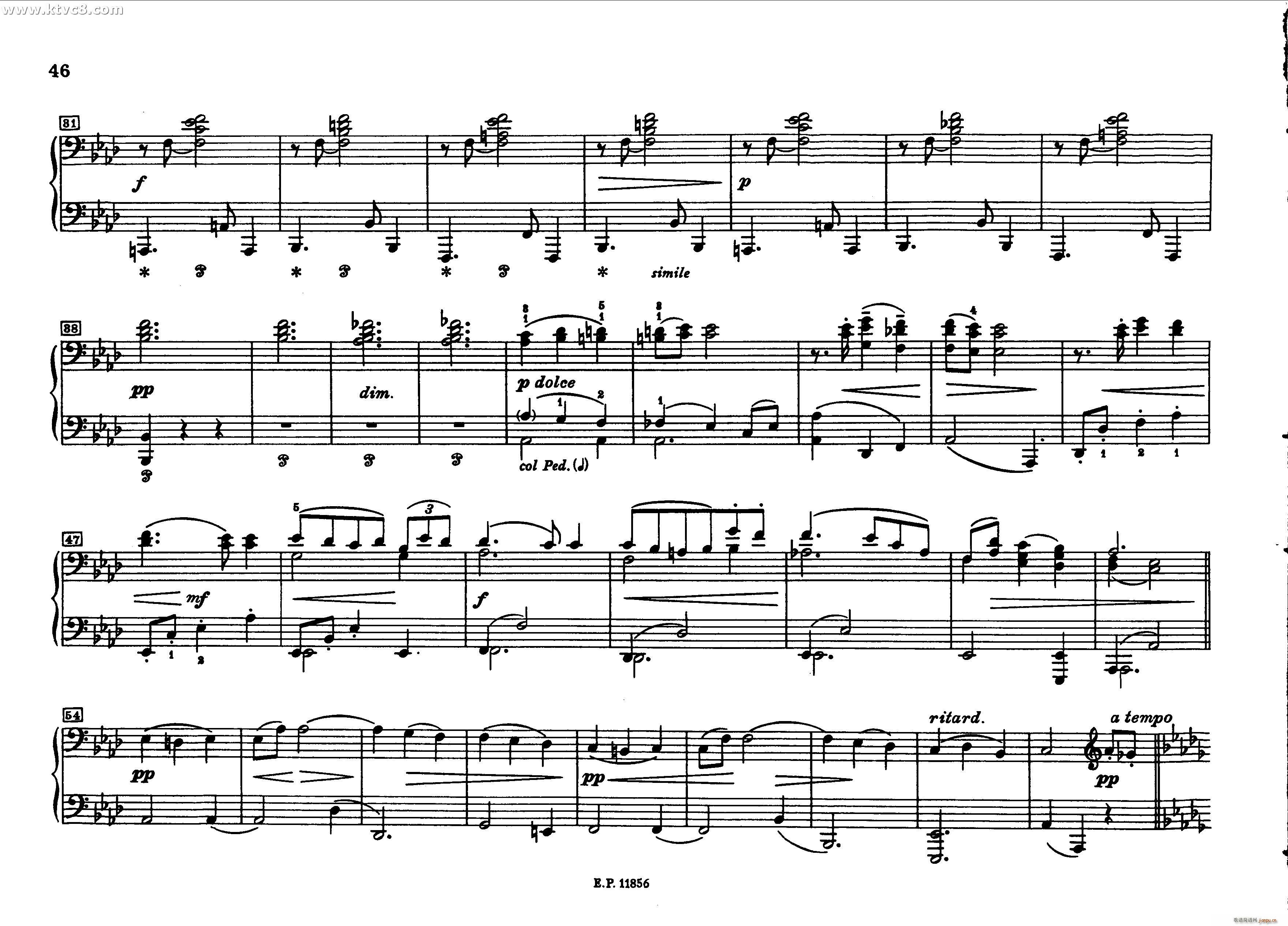 德沃夏克钢琴二重奏曲集(钢琴谱)3