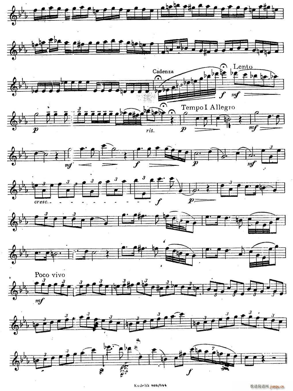 奇特克 萨克斯练习曲之16 ETUDY PRO SAXOPHON FR ZITRK op 3(十字及以上)3