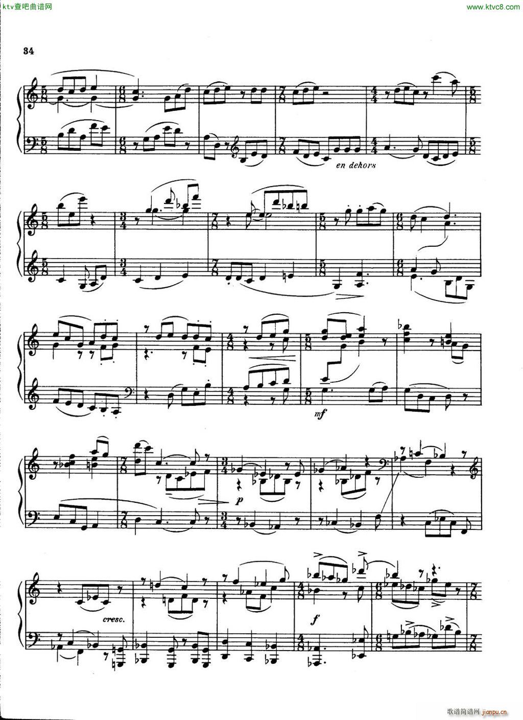 Carter Piano Sonata(钢琴谱)34