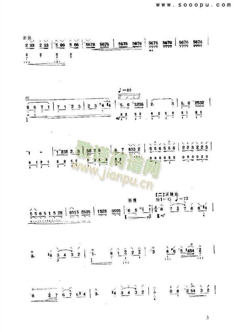 乡音民乐类琵琶(其他乐谱)3