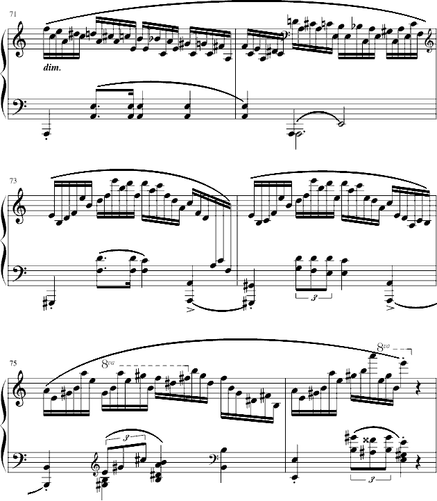 练习曲Op.25No.11(钢琴谱)12