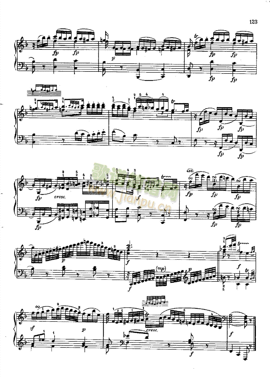 奏鸣曲Nr.810键盘类钢琴(钢琴谱)13
