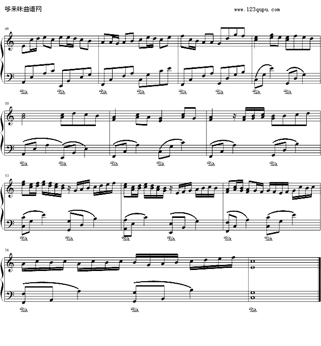 卡农-stvenLi版-帕赫贝尔-Pachelbel(钢琴谱)3