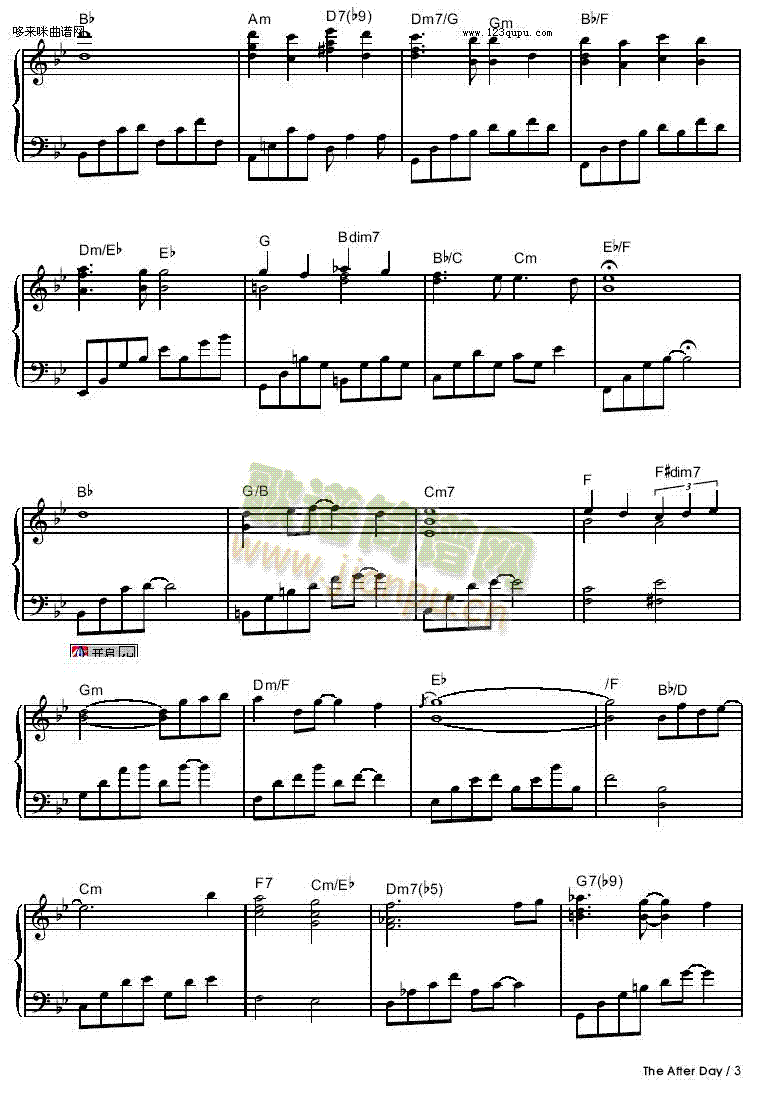 后来-Thedayafter-Yiruma(钢琴谱)3