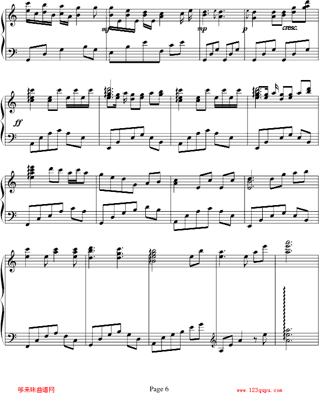 印象森林-乐侠(钢琴谱)6