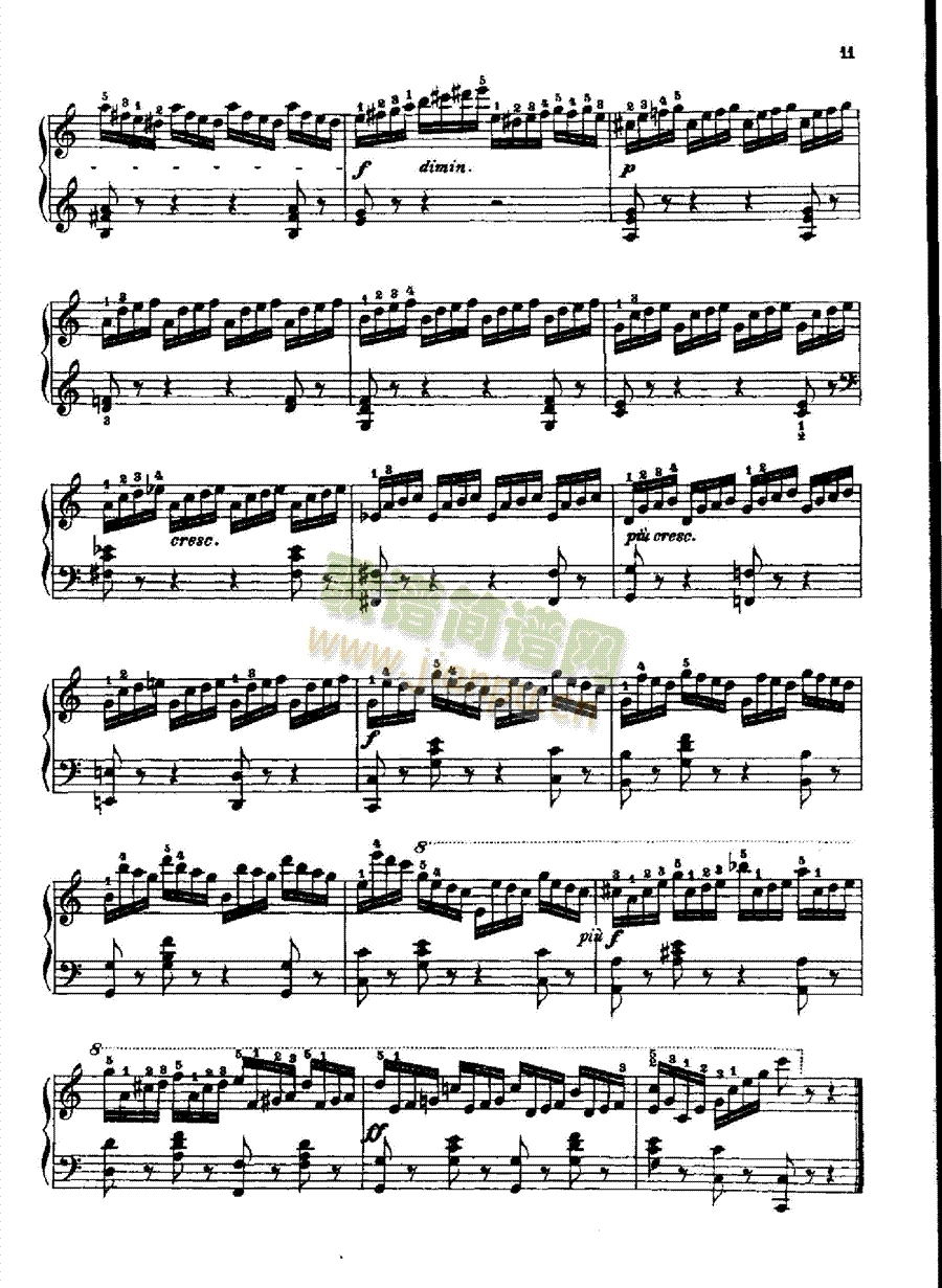车尔尼299键盘类钢琴(其他乐谱)10