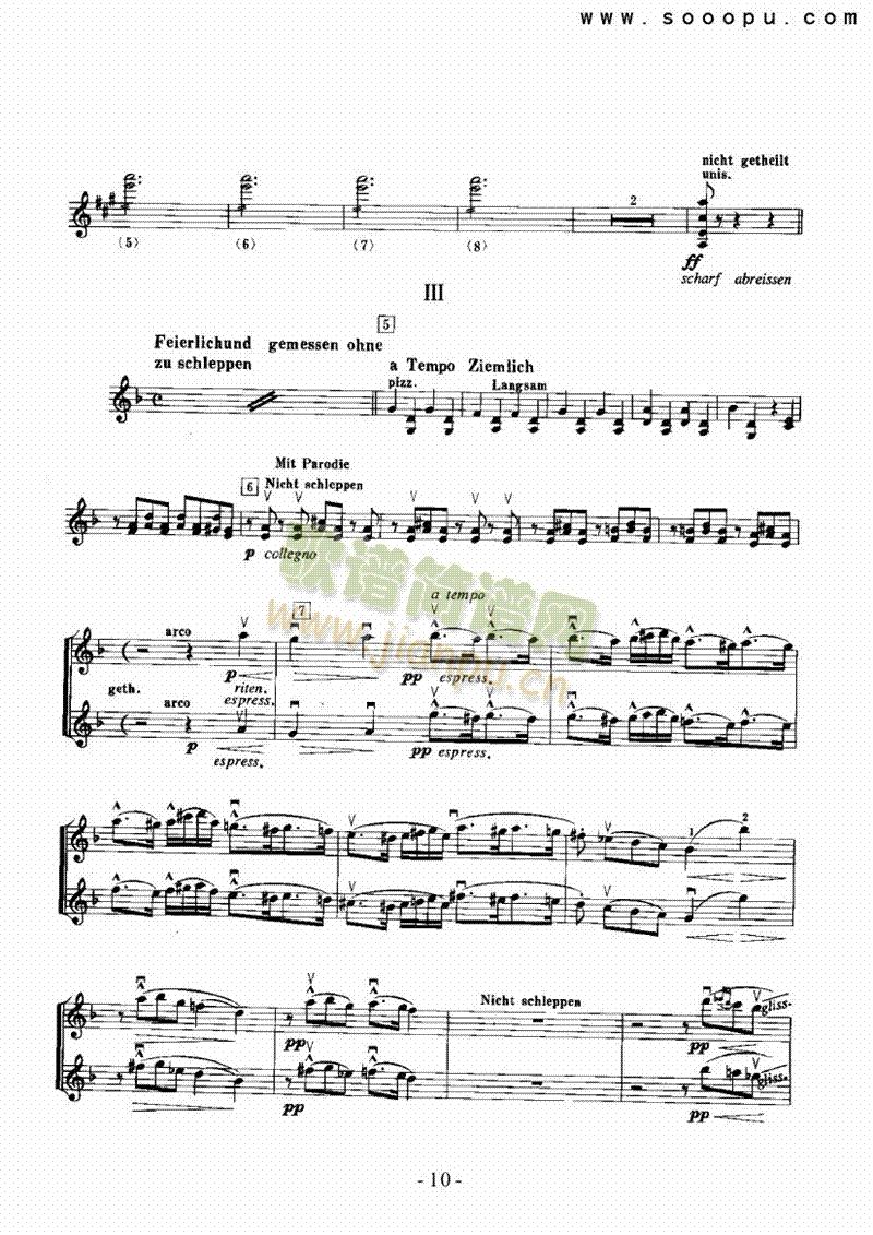 第一交响曲—独奏弦乐类小提琴(其他乐谱)10