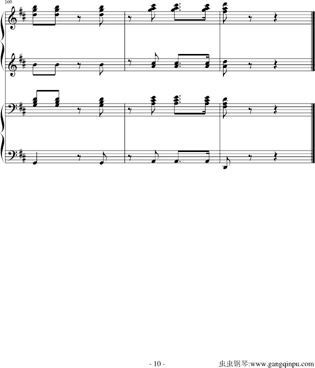 西班牙斗牛舞曲-(钢琴谱)10