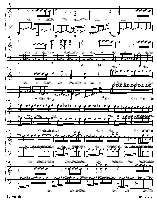 小星星变奏曲-莫扎特(钢琴谱)18