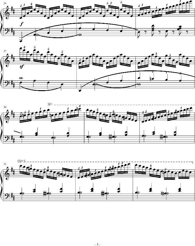 练习曲Op.740No.3(钢琴谱)3