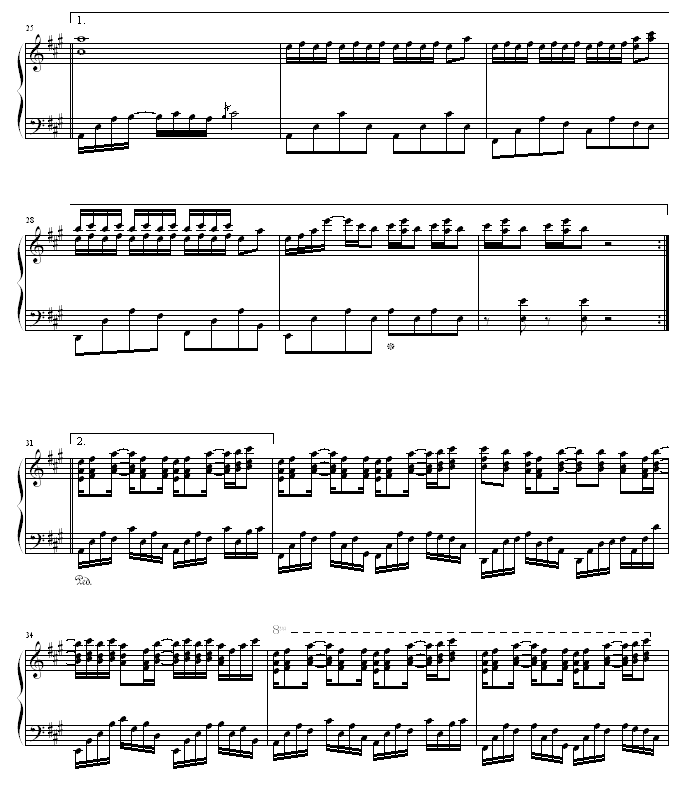 牡丹江-南拳妈妈(钢琴谱)3