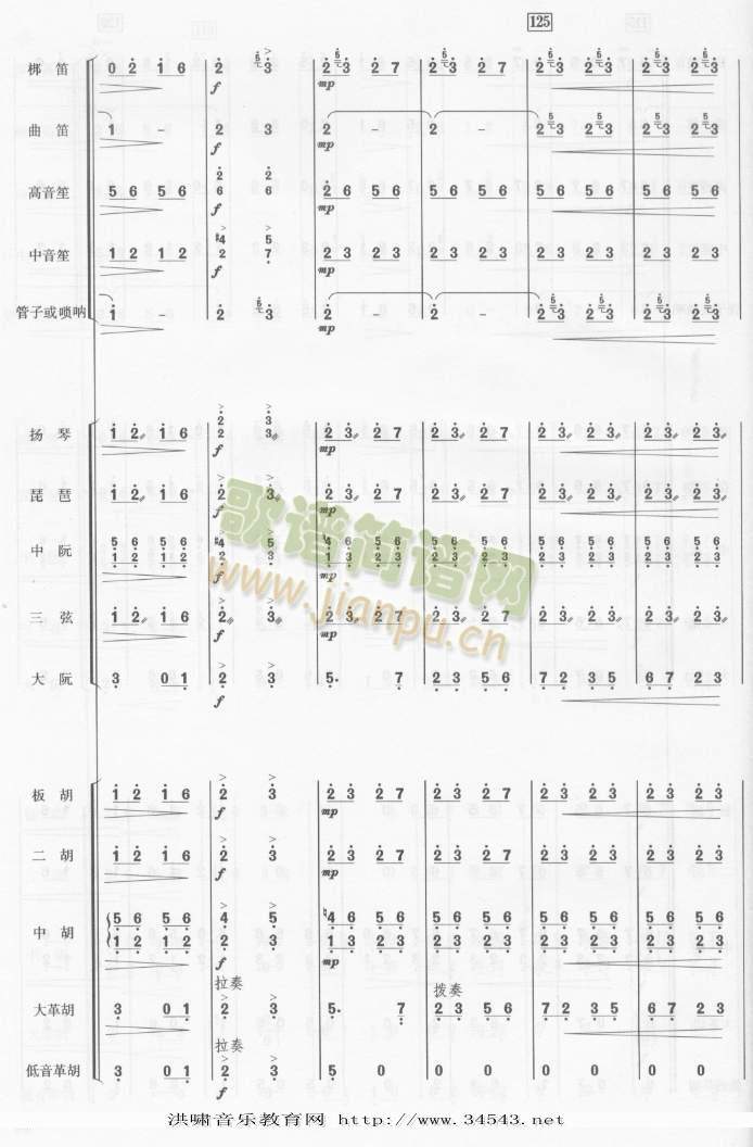 翻身的日子总谱3(总谱)5