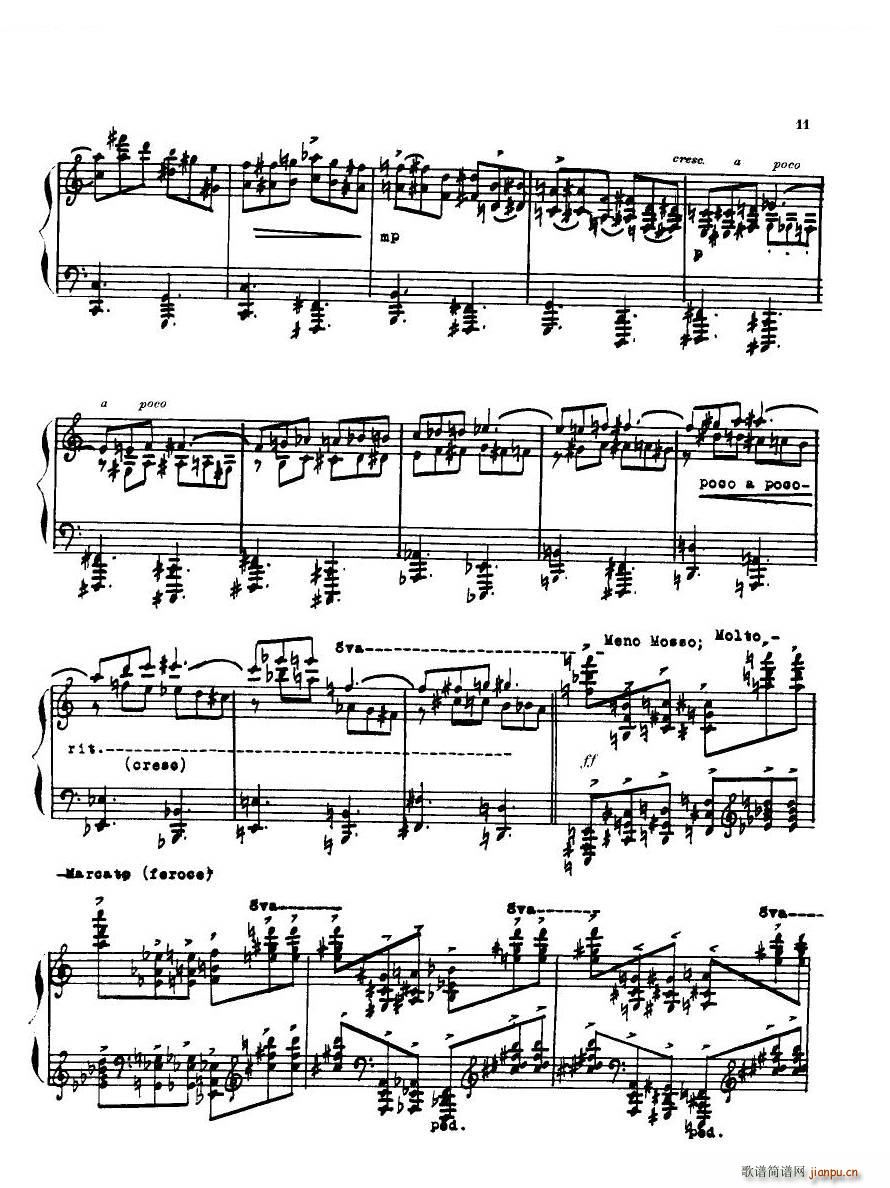 Antheil Piano Sonata No 4 Piano Sonata No 4(十字及以上)10