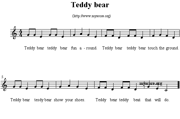 英文儿歌：Teddybear(其他)1