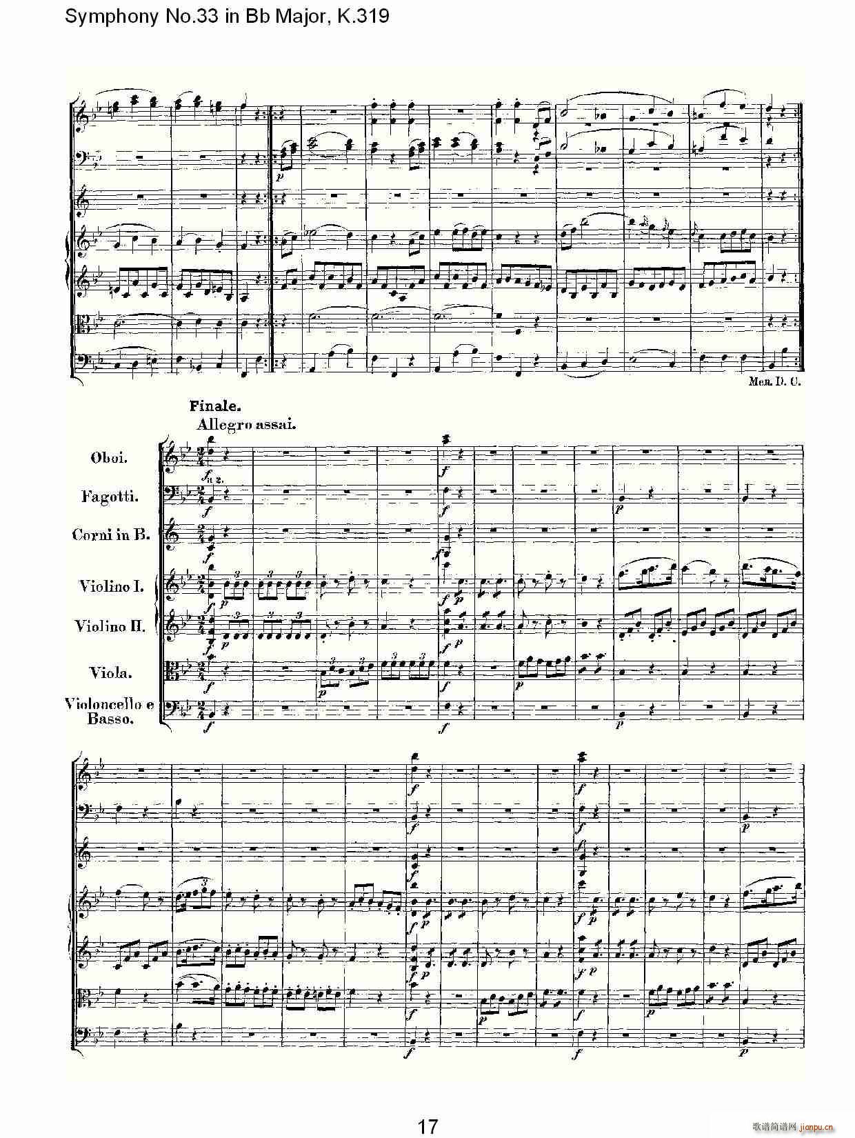 Symphony No.33 in Bb Major, K.319(十字及以上)15